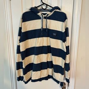 LL Bean Henley Hoodie